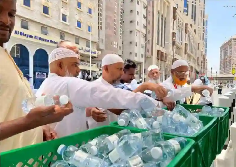 توزيع 183 ألف عبوة ماء في رمضان