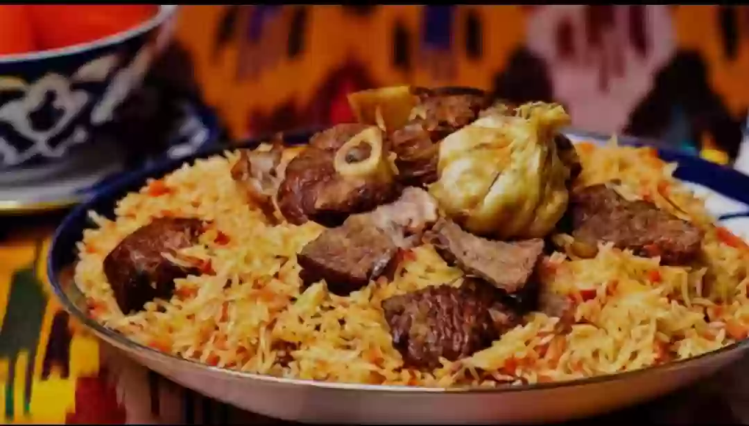 كبسة ب لحم الضأن