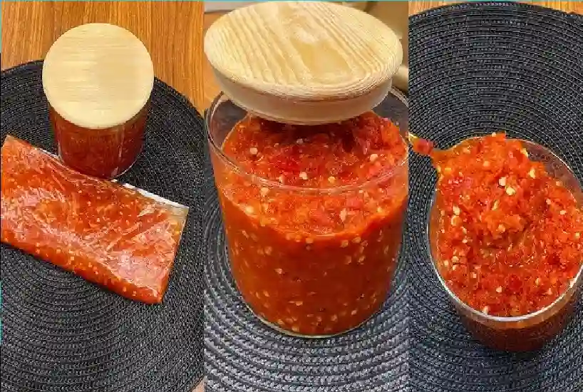 سر هريسة الشطة البيتي