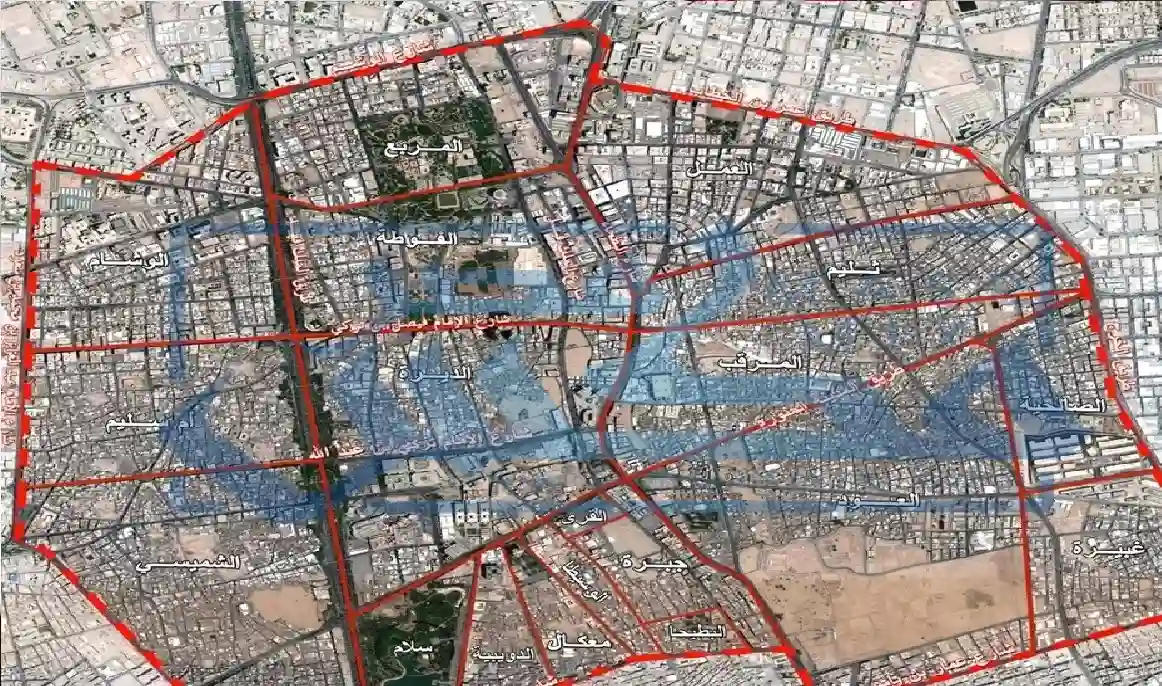 خريطة الإزالة في جدة 1446