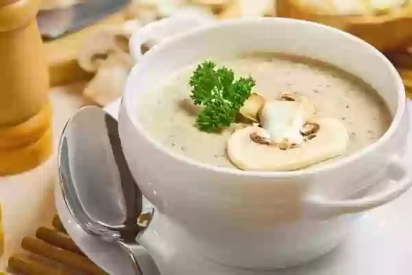 شوربة المشروم بالكريمة