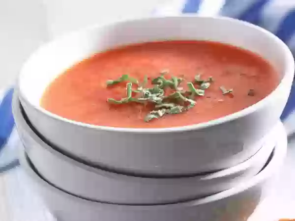 شوربة البصل والطماطم
